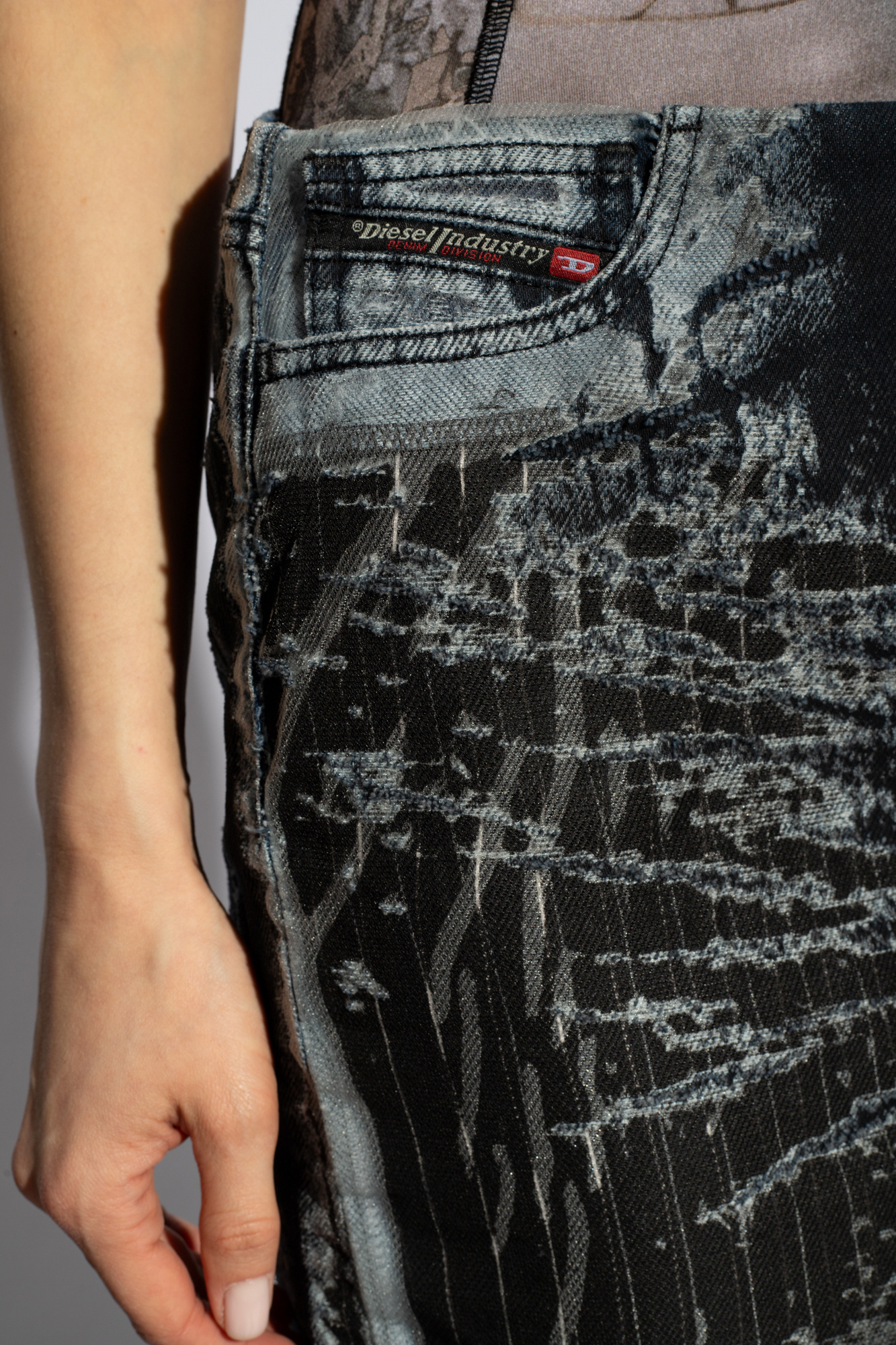 【送料&関税込】Diesel Skirt de-pra-fse1 Black 'DE-PRA-FSE1' skirt Diesel - SchaferandweinerShops